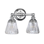 Quintiesse Keynes 2 Light Wall Light Polished Chrome