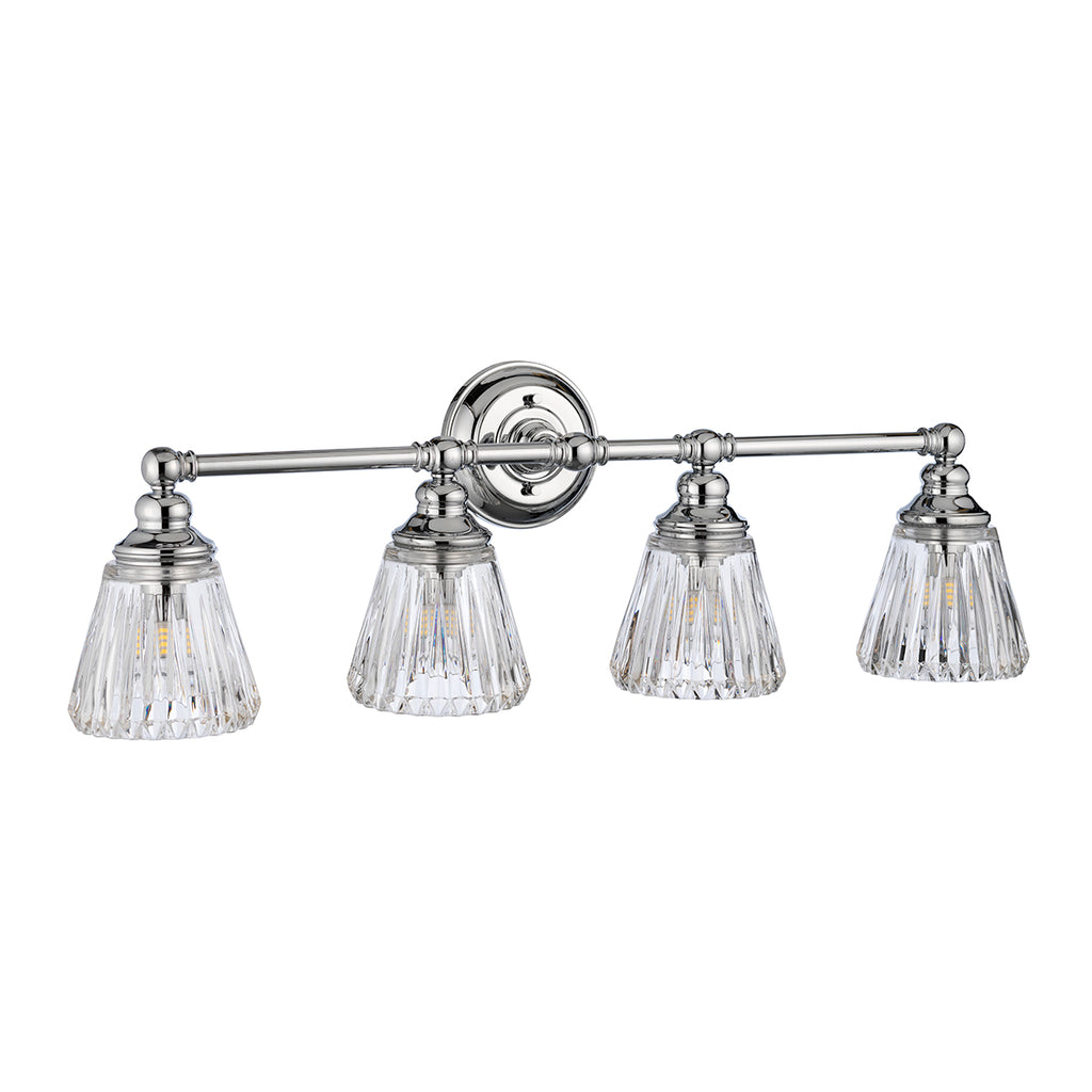 Quintiesse Keynes 4 Light Wall Light Polished Chrome