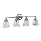 Quintiesse Keynes 4 Light Wall Light Polished Chrome