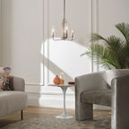 Quintiesse Kimrose 3 Light Chandelier in Polished Nickel