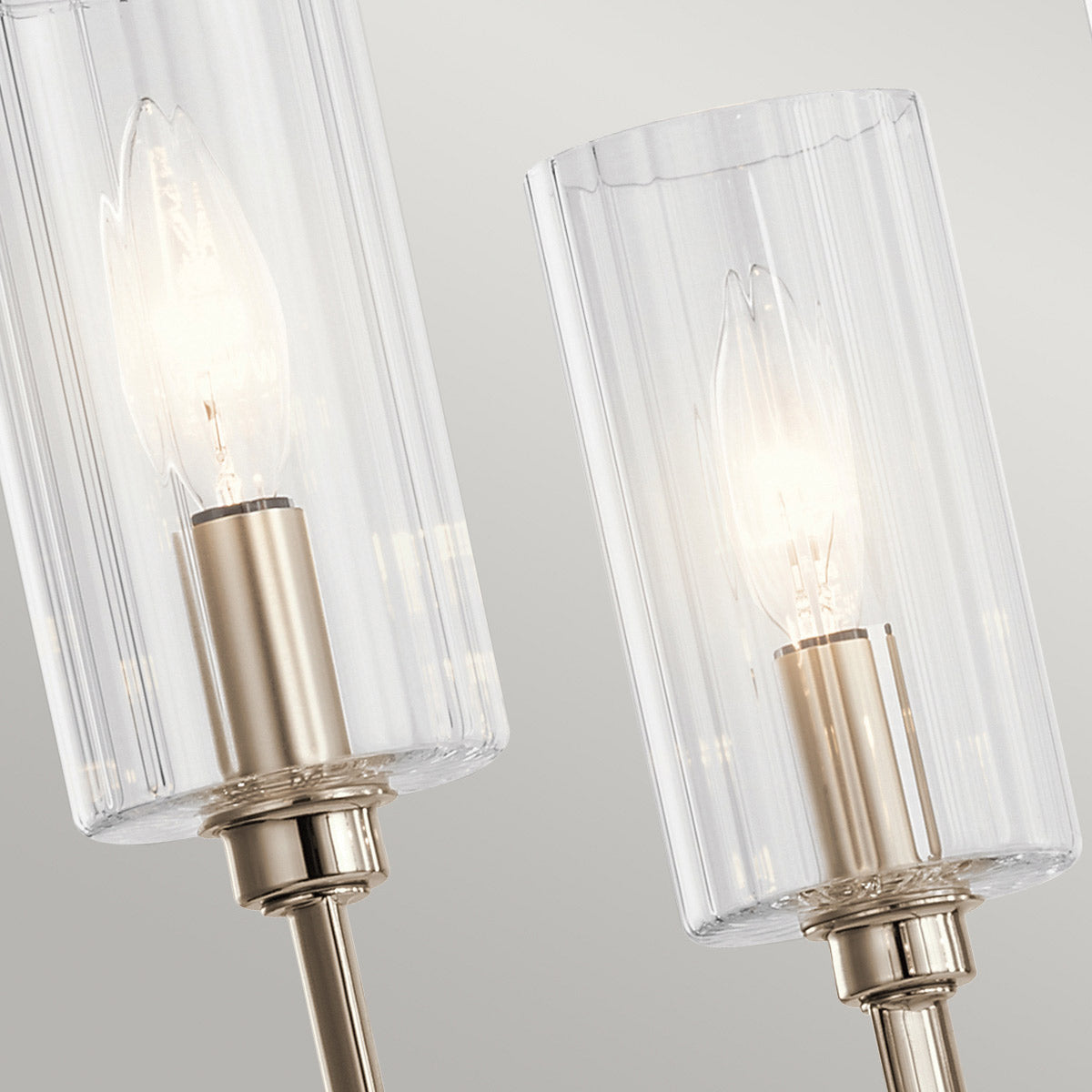 Quintiesse Kimrose 6 Light Chandelier in Polished Nickel
