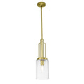 Quintiesse Kimrose Mini Pendant in Brushed Natural Brass