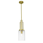 Quintiesse Kimrose Mini Pendant in Brushed Natural Brass