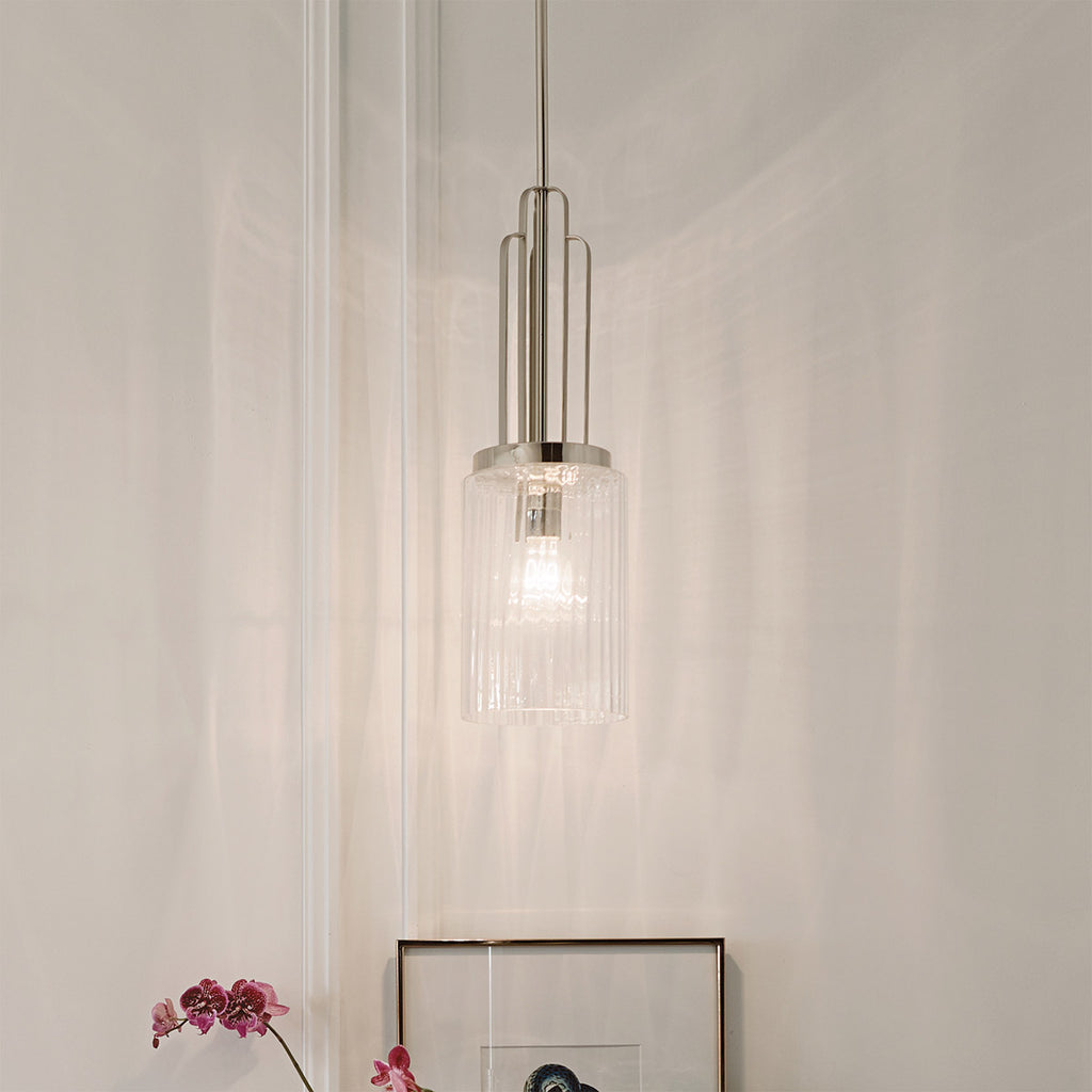 Quintiesse Kimrose Mini Pendant in Polished Nickel