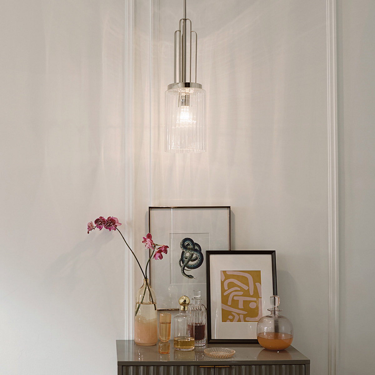 Quintiesse Kimrose Mini Pendant in Polished Nickel