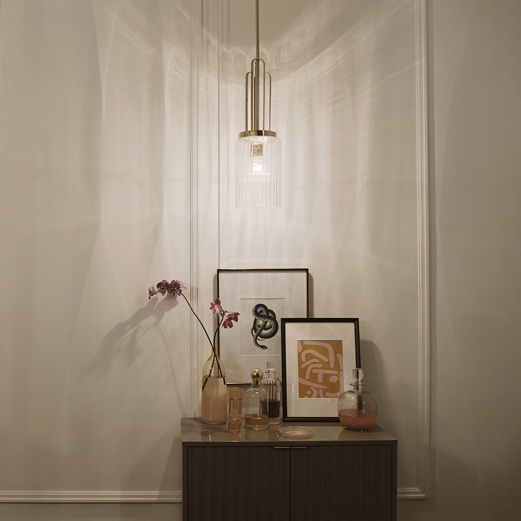 Quintiesse Kimrose Mini Pendant in Polished Nickel