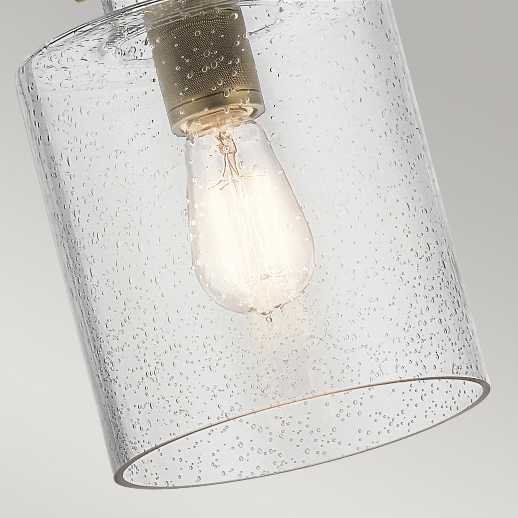 Quintiesse Kitner Pendant  in Natural Brass