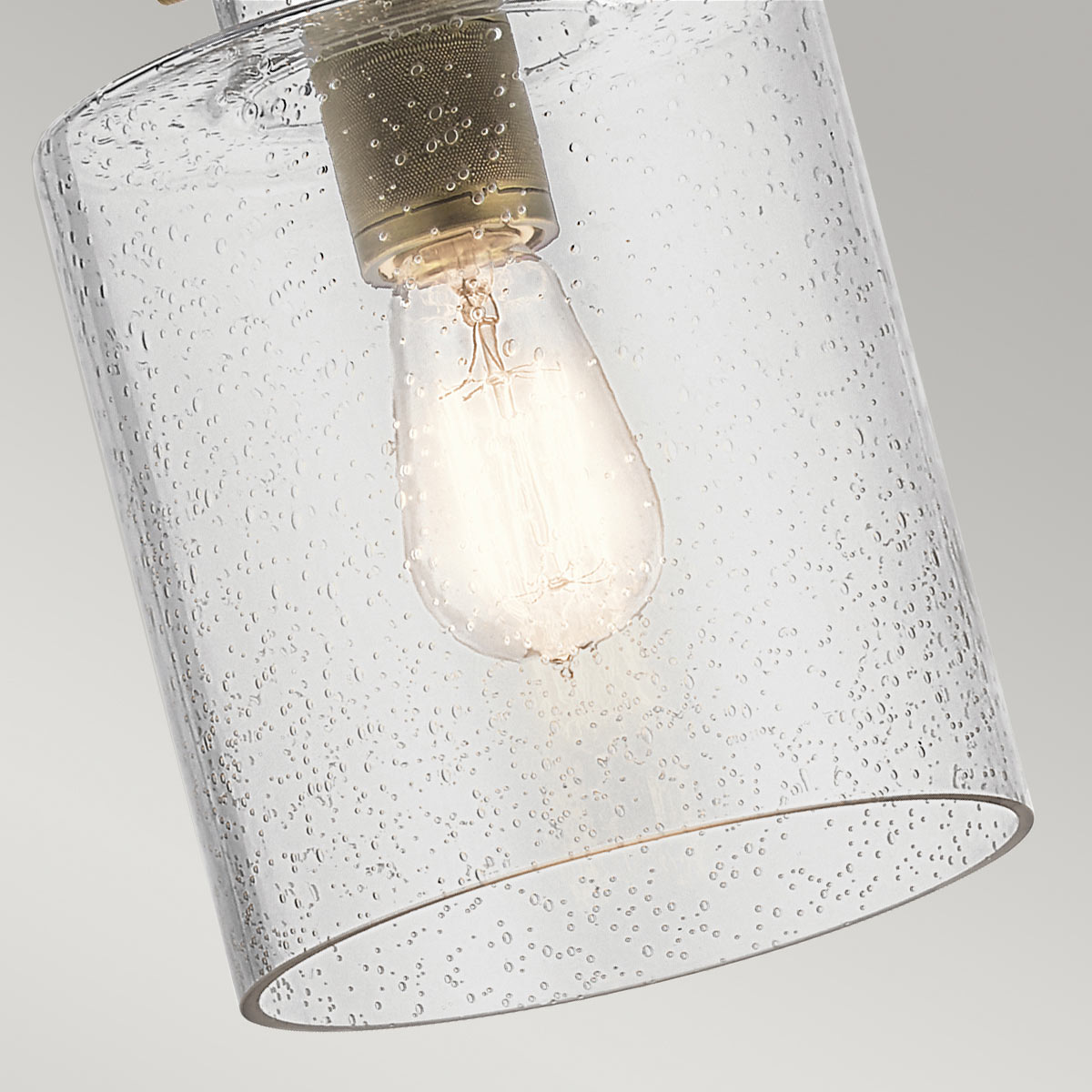 Quintiesse Kitner Pendant  in Natural Brass