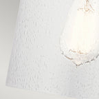 Quintiesse Kitner Wall Light in Natural Brass