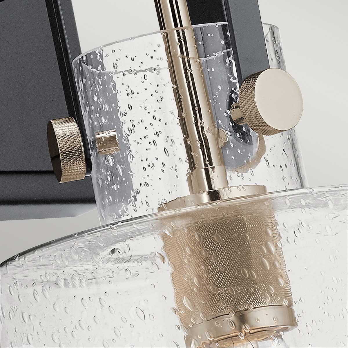 Quintiesse Kitner Wall Light in Polished Nickel