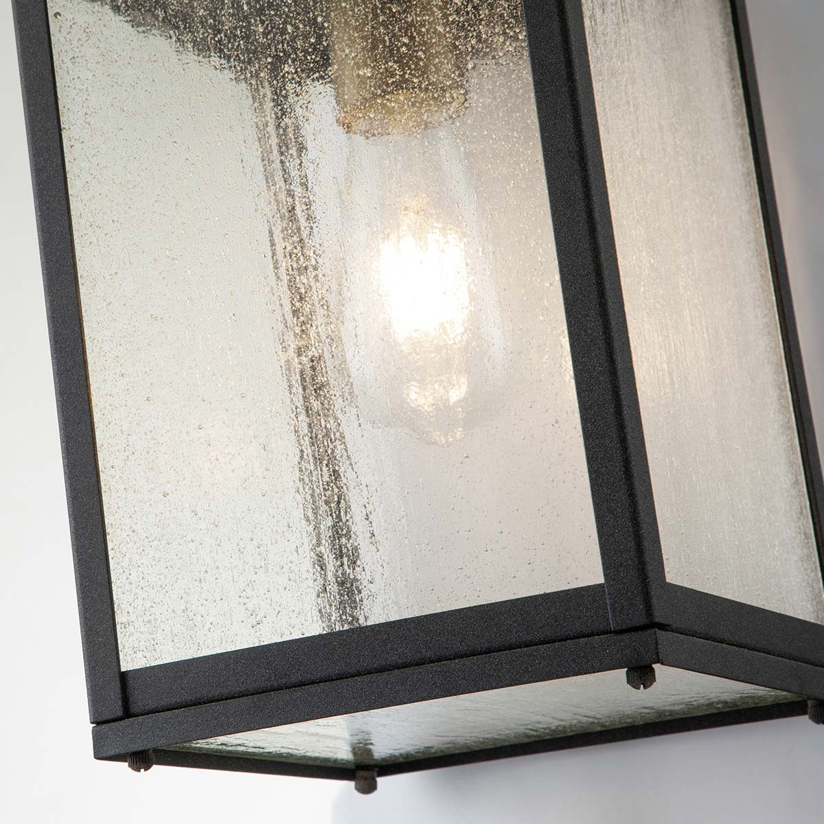 Quintiesse Lahden Outdoor Medium Wall Lantern in Weathered Zinc