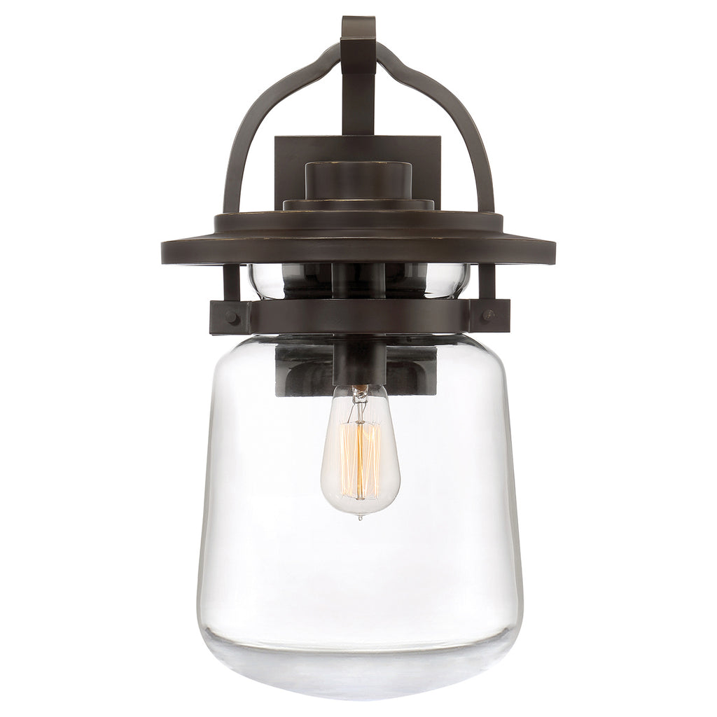 Quintiesse Lasalle Outdoor Large Wall Lantern in Western Bronze