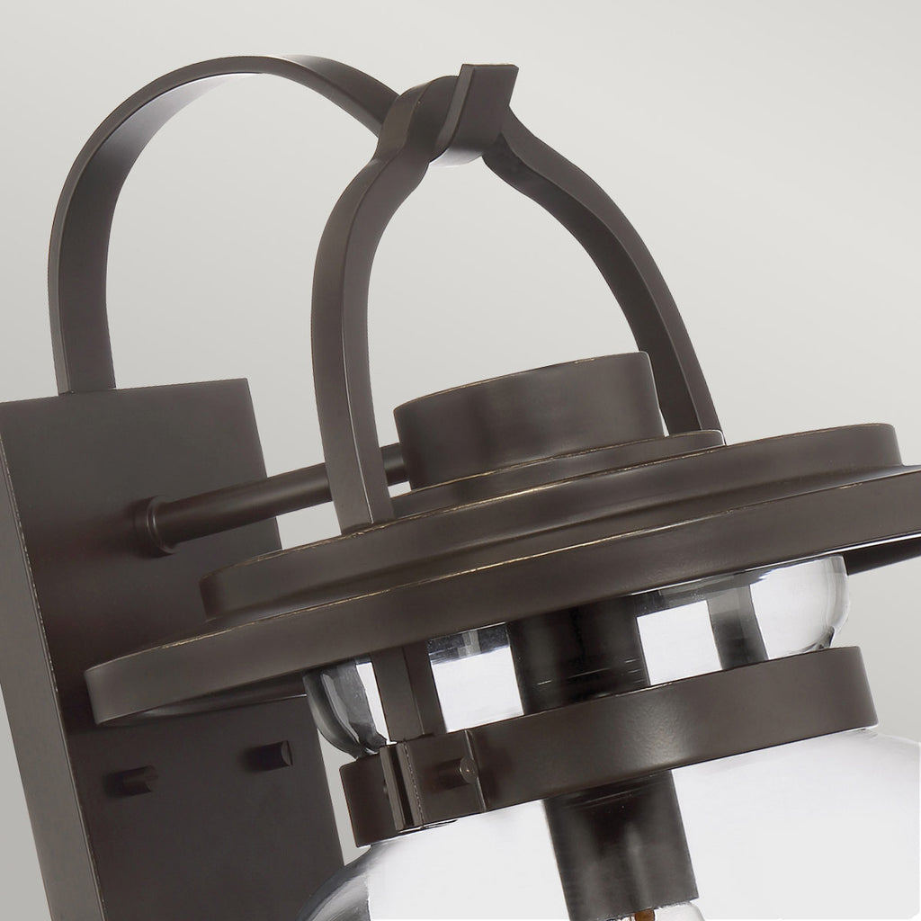 Quintiesse Lasalle Outdoor Large Wall Lantern in Western Bronze