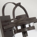 Quintiesse Lasalle Outdoor Large Wall Lantern in Western Bronze