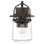 Quintiesse Lasalle Outdoor Medium Wall Lantern in Western Bronze