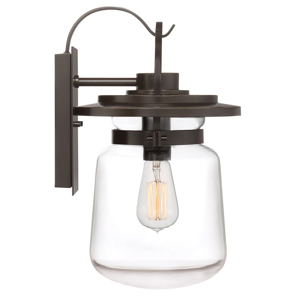 Quintiesse Lasalle Outdoor Medium Wall Lantern in Western Bronze