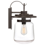 Quintiesse Lasalle Outdoor Medium Wall Lantern in Western Bronze