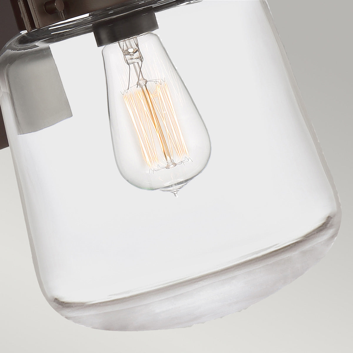 Quintiesse Lasalle Outdoor Medium Wall Lantern in Western Bronze