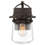 Quintiesse Lasalle Outdoor Small Wall Lantern in Western Bronze