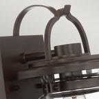 Quintiesse Lasalle Outdoor Small Wall Lantern in Western Bronze
