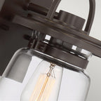 Quintiesse Lasalle Outdoor Small Wall Lantern in Western Bronze