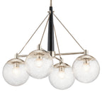 Quintiesse Marilyn 4 Light Chandelier Polished Nickel