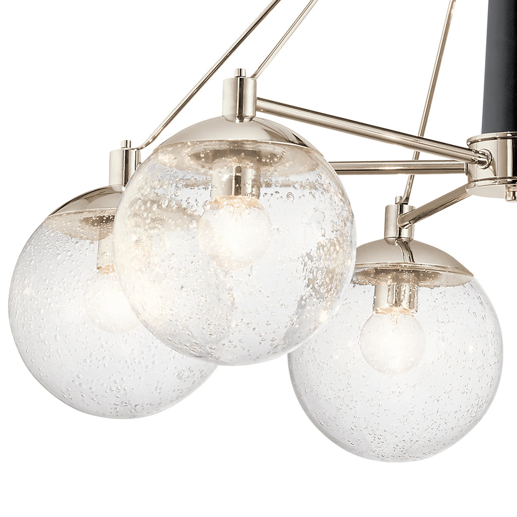 Quintiesse Marilyn 6 Light Chandelier Polished Nickel
