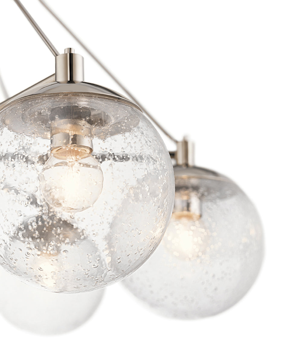 Quintiesse Marilyn 6 Light Chandelier Polished Nickel