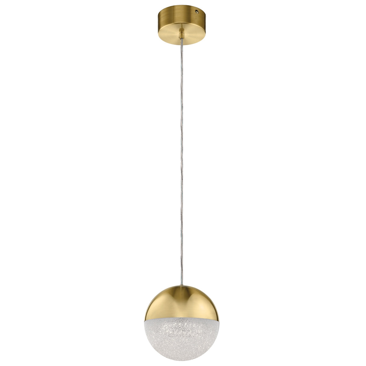 Quintiesse Moonlit LED Mini Pendant  in Champagne Gold 