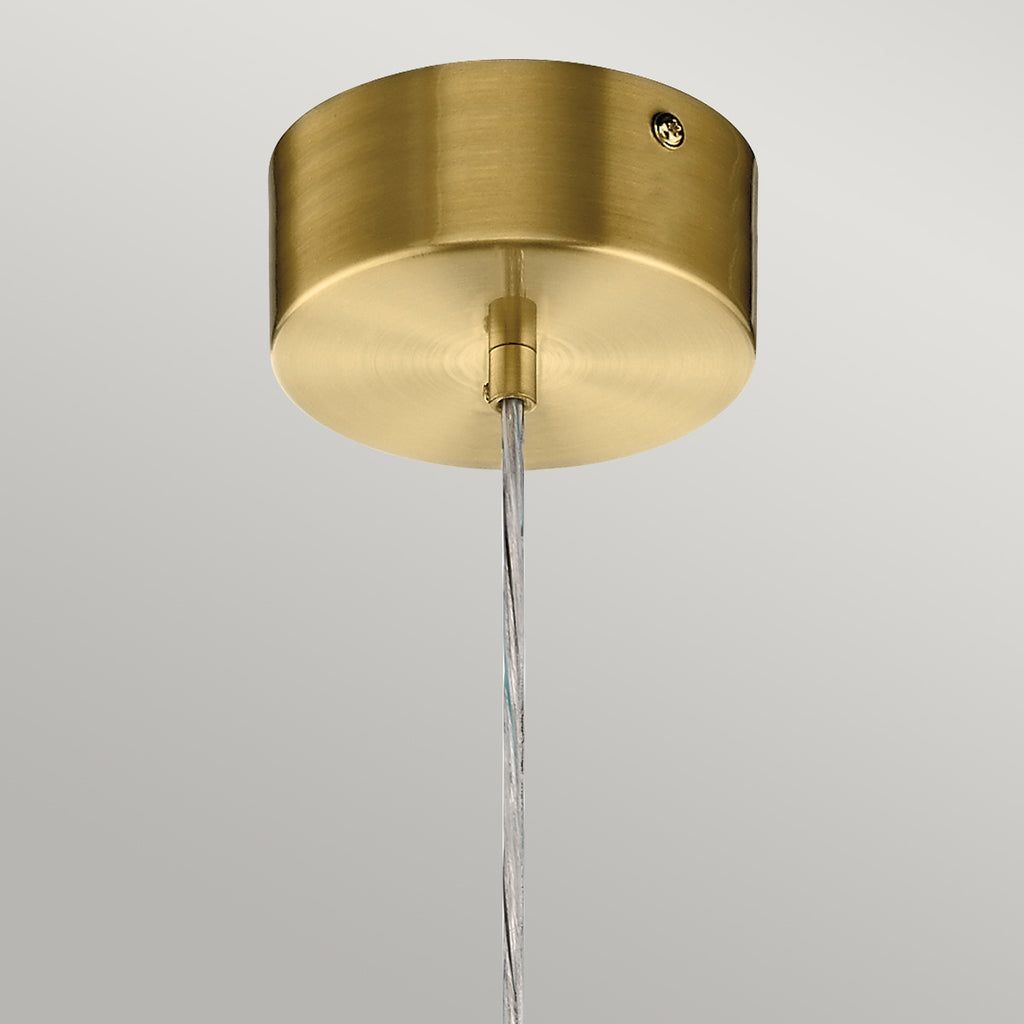 Quintiesse Moonlit LED Mini Pendant  in Champagne Gold 