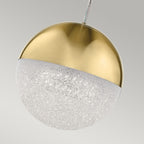 Quintiesse Moonlit LED Mini Pendant  in Champagne Gold 