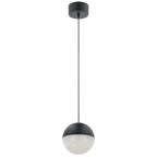 Quintiesse Moonlit LED Mini Pendant  in Matte Black