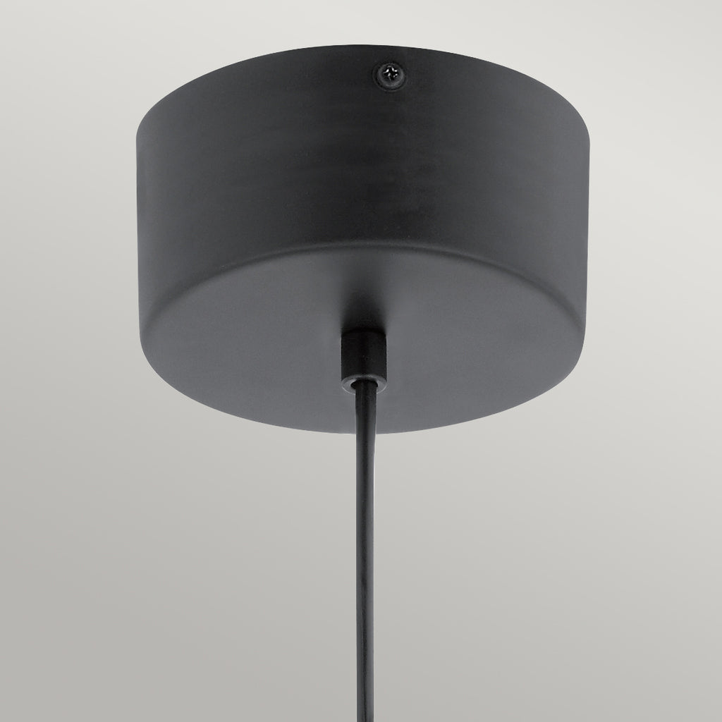 Quintiesse Moonlit LED Mini Pendant  in Matte Black