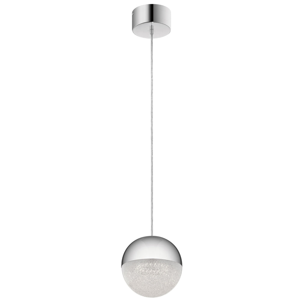 Quintiesse Moonlit LED Mini Pendant  in Polished Chrome