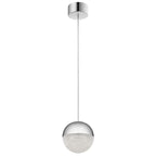 Quintiesse Moonlit LED Mini Pendant  in Polished Chrome