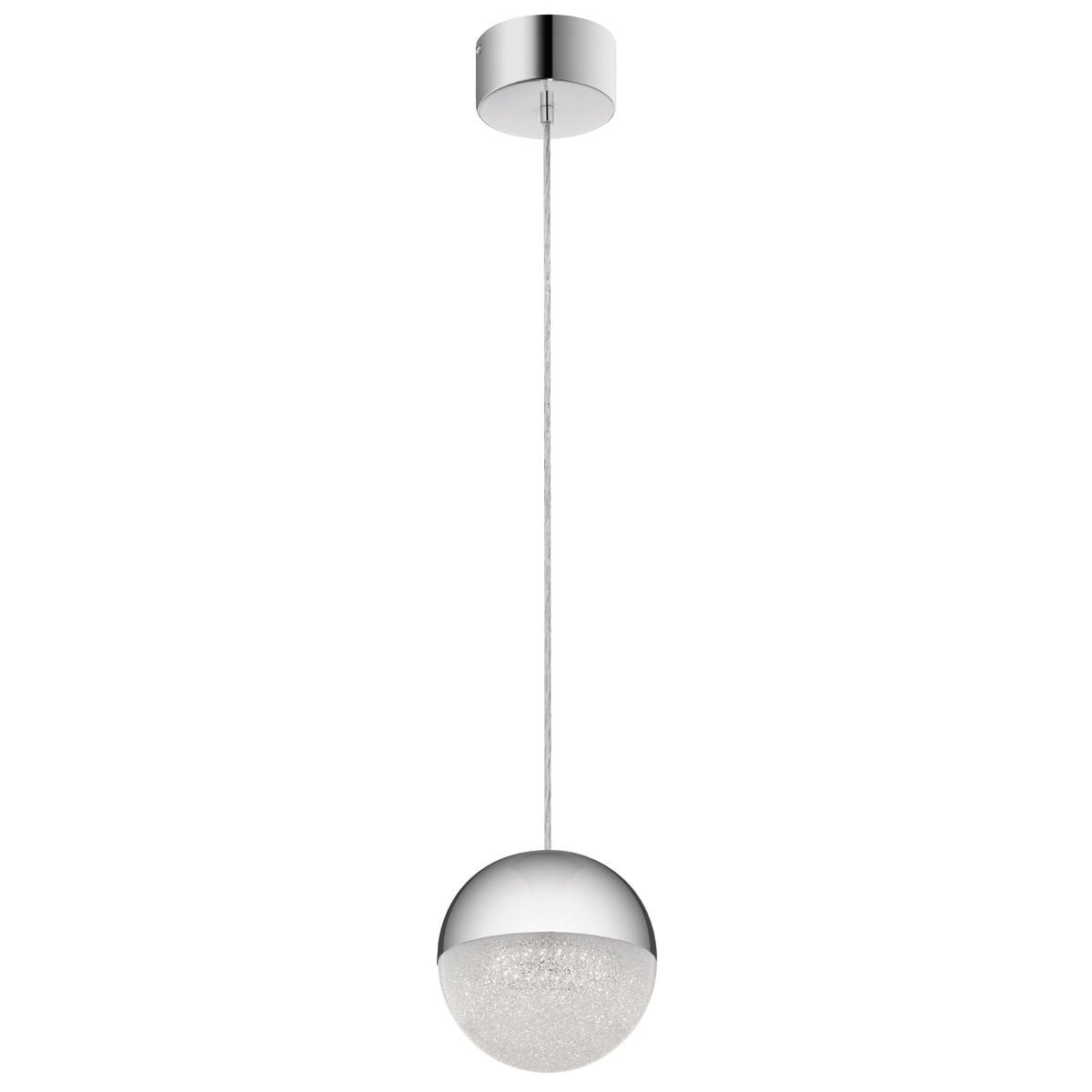 Quintiesse Moonlit LED Mini Pendant  in Polished Chrome
