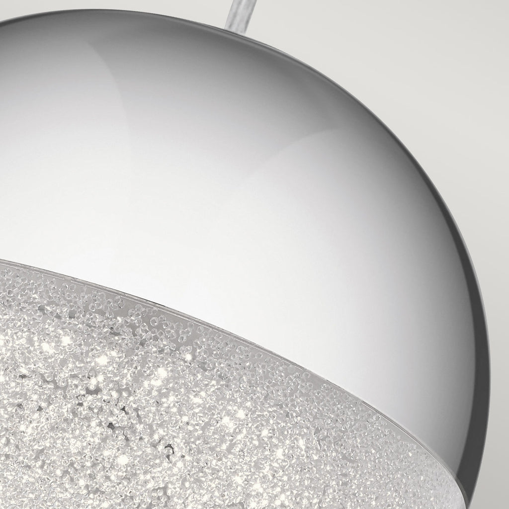 Quintiesse Moonlit LED Mini Pendant  in Polished Chrome
