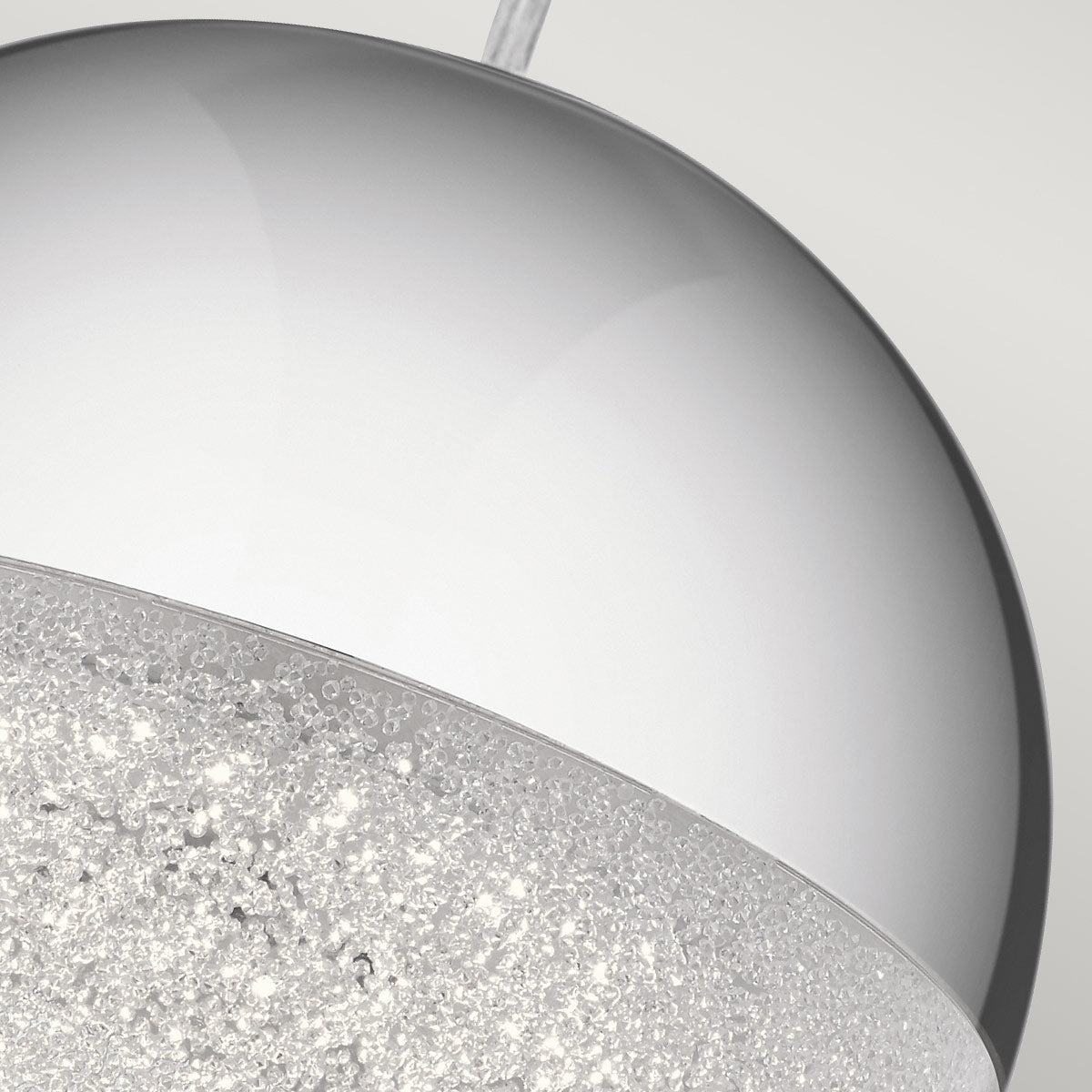 Quintiesse Moonlit LED Mini Pendant  in Polished Chrome