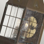 Quintiesse Nantucket Outdoor 2 Light Large Wall Lantern in Aged Brass