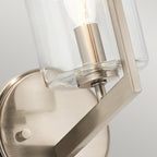 Quintiesse Nye Wall Light in Classic Pewter