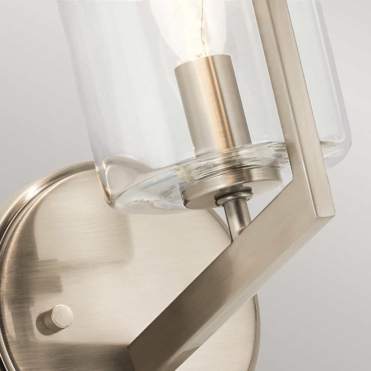 Quintiesse Nye Wall Light in Classic Pewter