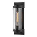 Quintiesse Pearson Outdoor Medium Wall Lantern in Textured Black