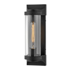 Quintiesse Pearson Outdoor Medium Wall Lantern in Textured Black