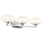 Quintiesse Pim Bathroom 3 Light Wall Light in Polished Chrome