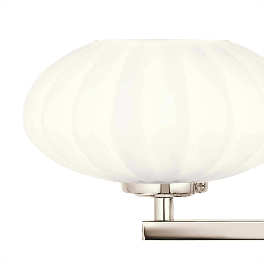 Quintiesse Pim Bathroom 3 Light Wall Light in Polished Chrome