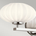 Quintiesse Pim Bathroom 3 Light Wall Light in Polished Chrome