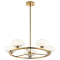 Quintiesse Pim Bathroom 5 Light Chandelier  in Fox Gold