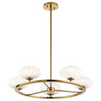 Quintiesse Pim Bathroom 5 Light Chandelier  in Fox Gold