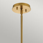 Quintiesse Pim Bathroom 5 Light Chandelier  in Fox Gold