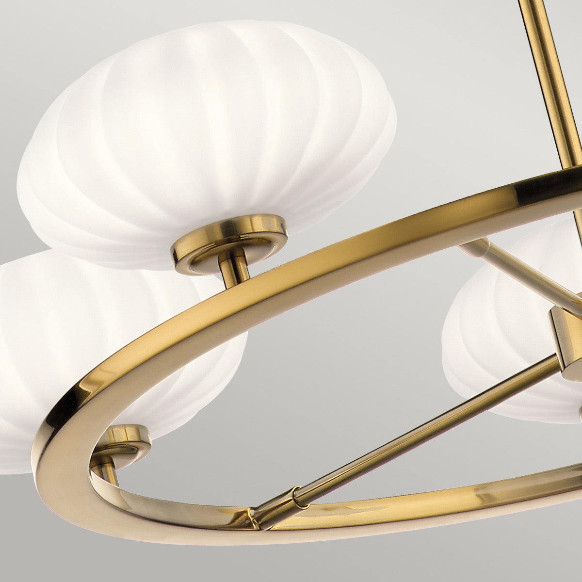 Quintiesse Pim Bathroom 5 Light Chandelier  in Fox Gold